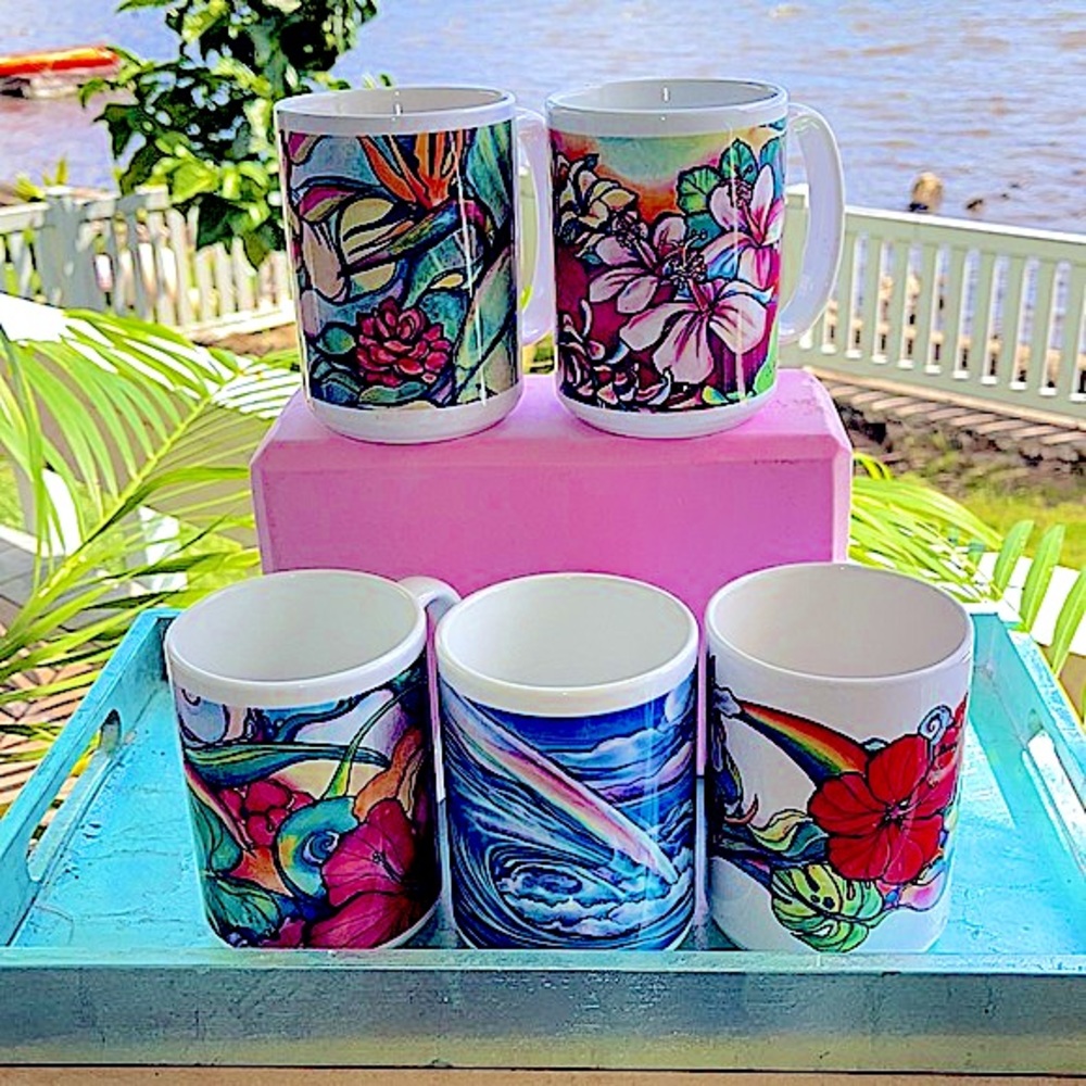 Colleen Wilcox Artwork Tropical Paradise Coffee Mug